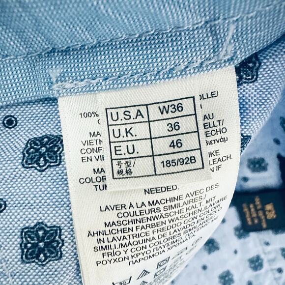 Brooks Brothers Mens Seersucker Bermuda Shorts Size 36 Blue Striped 9" Nautical - Picture 8 of 12